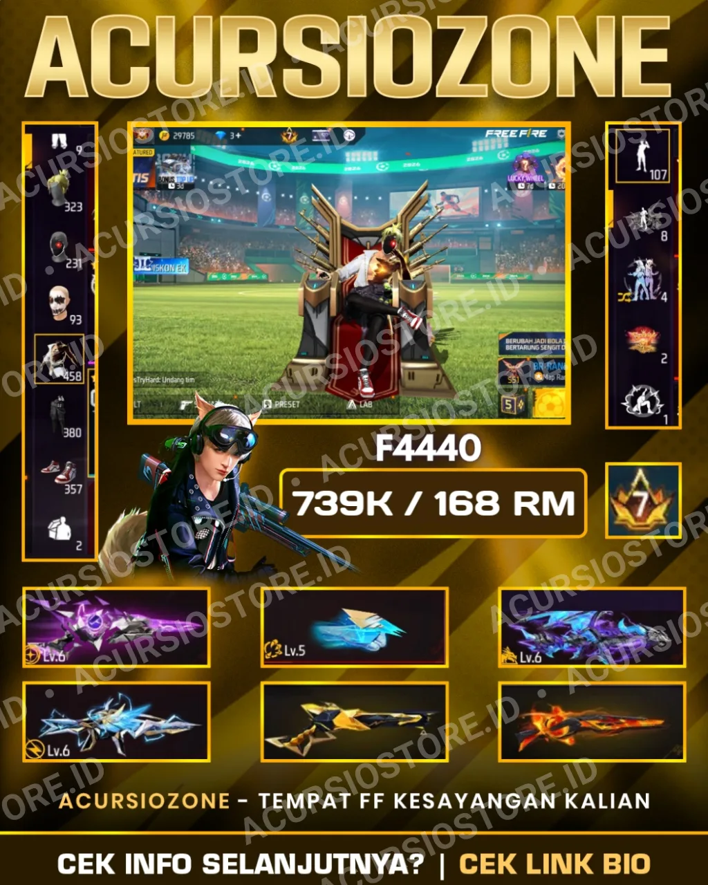 SENAJATA EVO GUN 1 FT SG2 GOLDEN