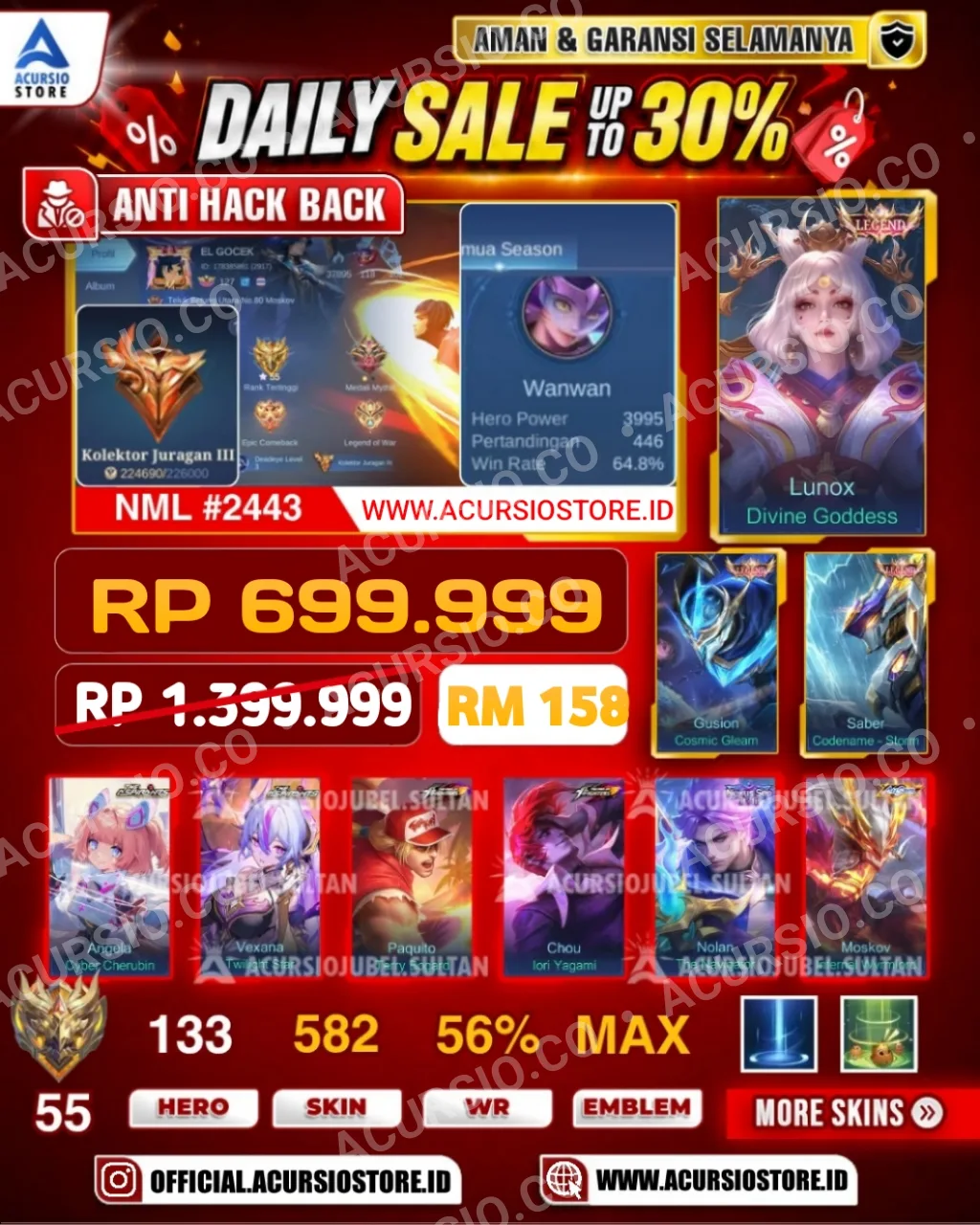 LEGEND LUNOX X LEGEND GUSION