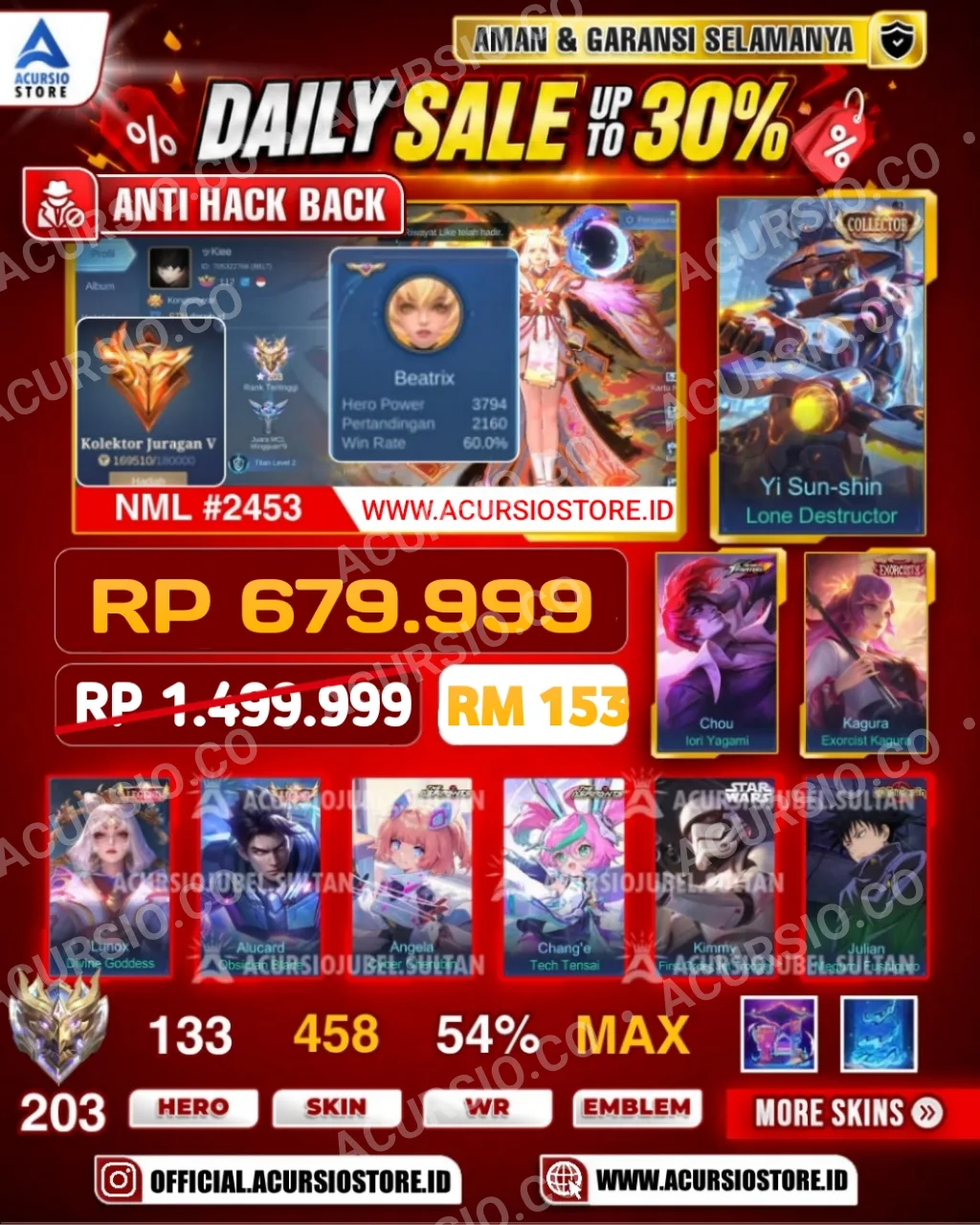 YSS COLLECTOR X COU KOF