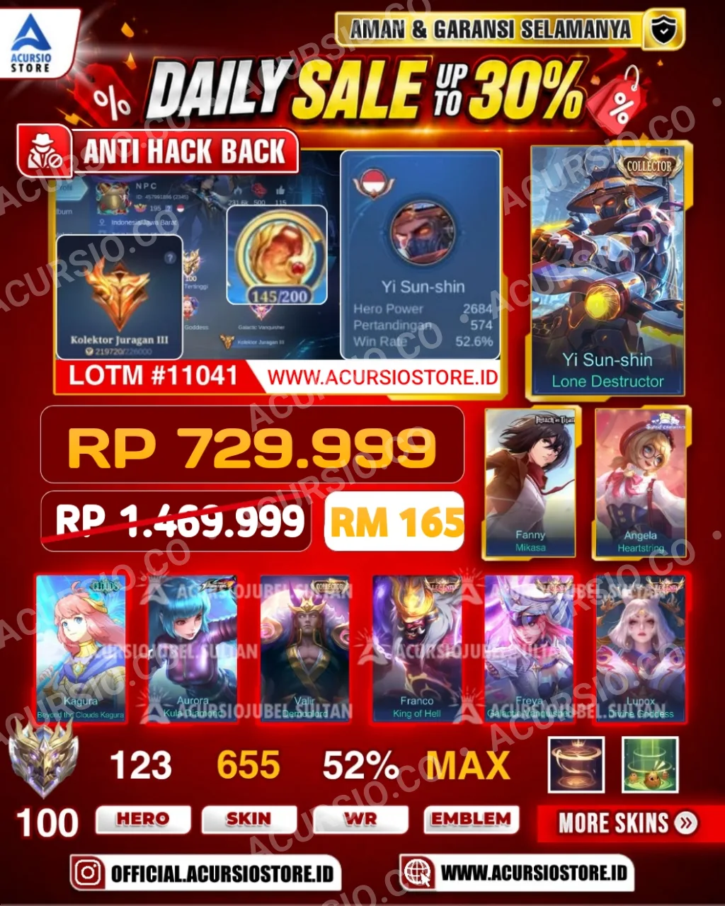 YSS COLLECTOR X FANNY AOT
